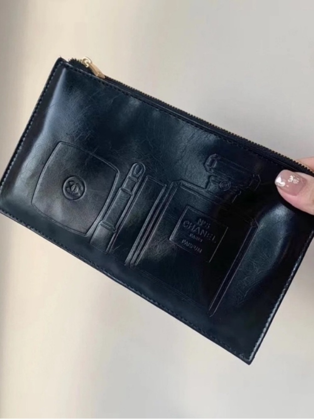 Chanel beauty makeup bag